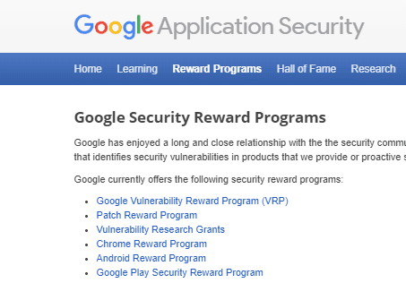 i-google-plirose-mexri-tora-stoys-ereynites-asfaleias-15-ekat-dolaria-se-bug-bounties Η Google πλήρωσε μέχρι τώρα στους ερευνητές ασφαλείας 15 εκατ. δολάρια σε bug bounties