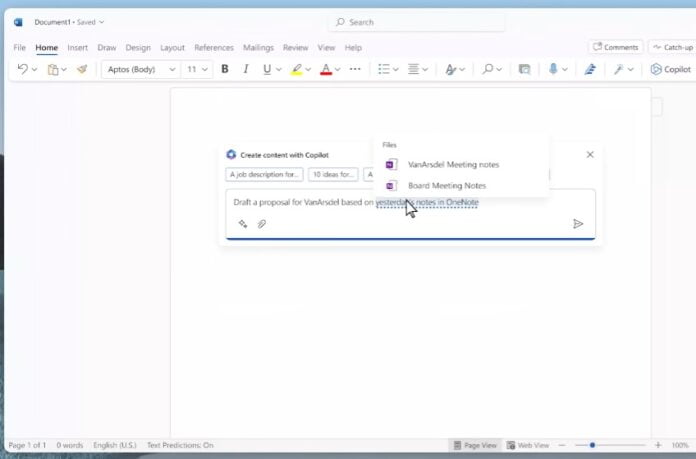 Copilot: Η τεχνητή νοημοσύνη της Microsoft συνοψίζει πιο εκτενή έγγραφα Word