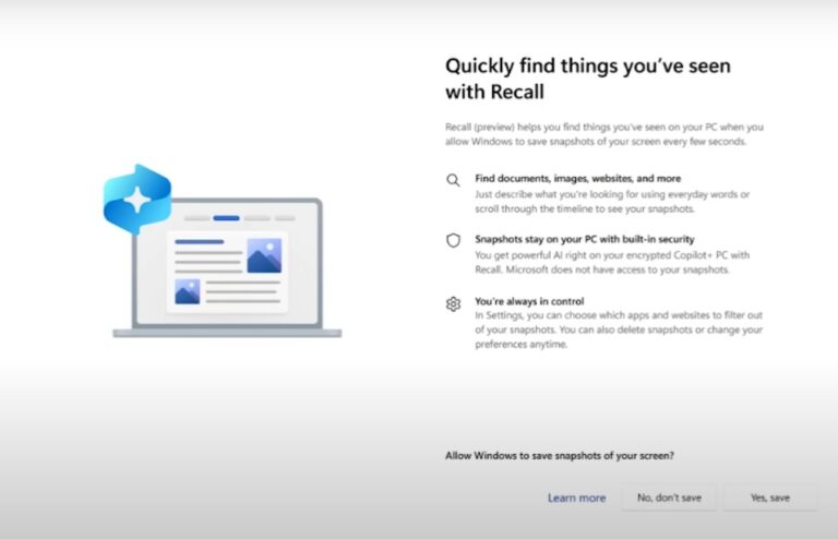 Microsoft Recall: Νέα χαρακτηριστικά, βελτιώσεις και αυξημένη ασφάλεια