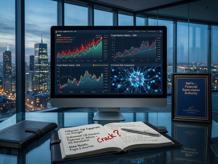BaFin: Προειδοποίηση για «πλάνη» στις αγορές – AI hype, κρυπτο-ρίσκο, BNPL και finfluencers στο μικροσκόπιο