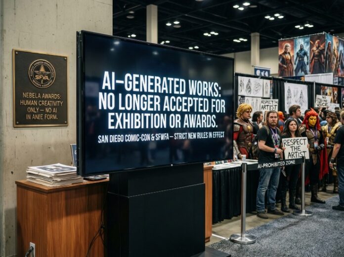 Μπλόκο στην τεχνητή νοημοσύνη από Comic-Con και SFWA: Οι νέοι αυστηροί κανόνες