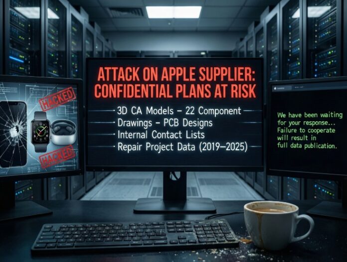 Επίθεση σε προμηθευτή της Apple: Χάκερ απειλούν με διαρροή απόρρητων σχεδίων