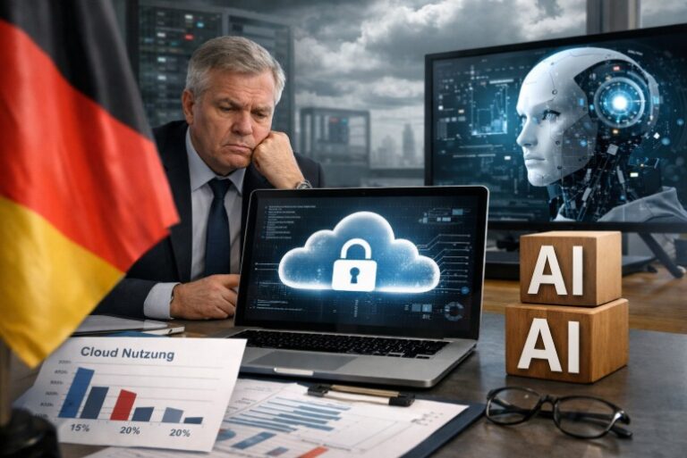 Η Γερμανία παραμένει δύσπιστη απέναντι στο Cloud: Χαμηλή χρήση, αλλά υψηλές προσδοκίες για την Τεχνητή Νοημοσύνη