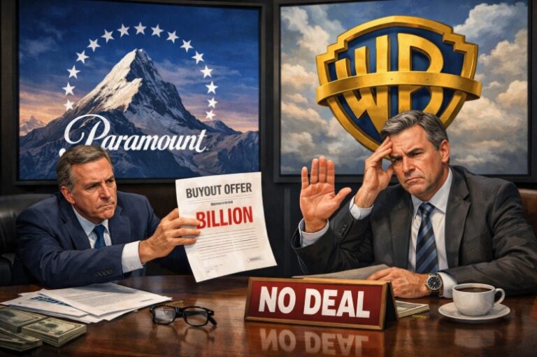 Η προσφορά της Paramount δεν πείθει τους μετόχους της Warner