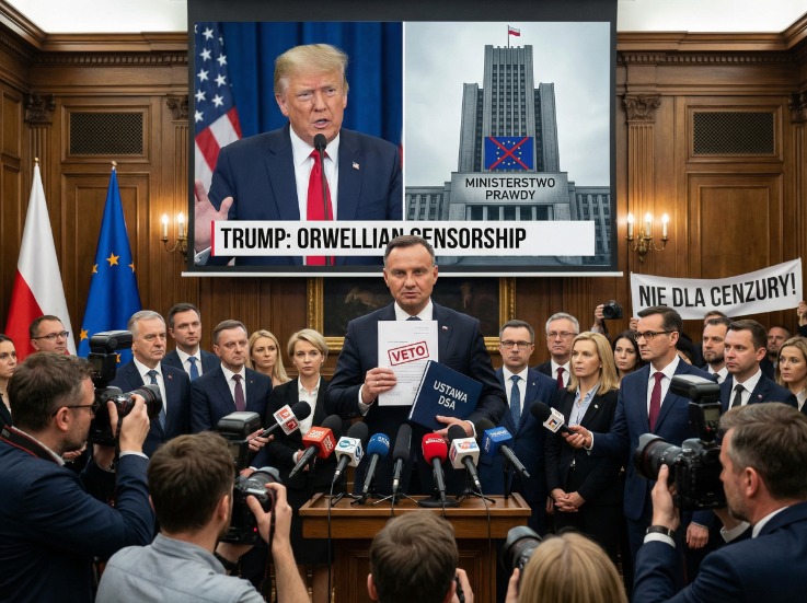 Η συμμαχία της Βαρσοβίας με τον Τραμπ: Η Πολωνία μπλοκάρει σημαντικό ψηφιακό νόμο της ΕΕ