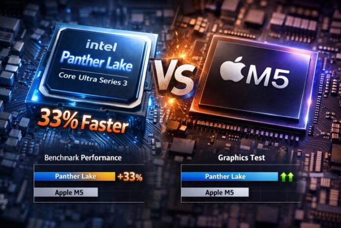 Intel Panther Lake: έως 33% ταχύτερο από το Apple M5 και μεγάλο άλμα στα γραφικά