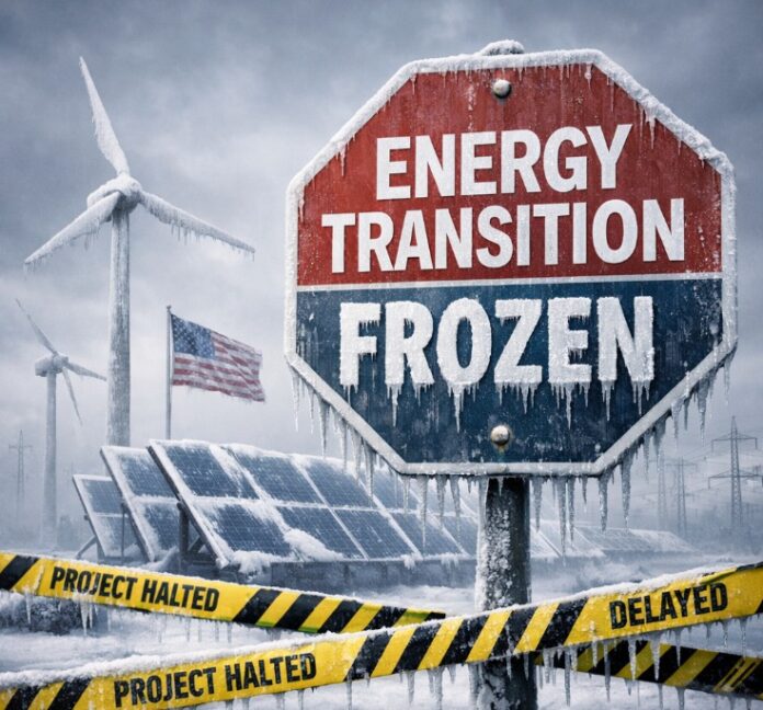 ΗΠΑ: Η ενεργειακή μετάβαση προς αιολικά και ηλιακά έργα έχει ουσιαστικά «παγώσει»