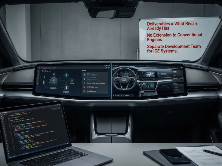 Πολλά κενά στο λογισμικό της Rivian: Η συνεργασία με τη VW σε κρίσιμο Σταυροδρόμι
