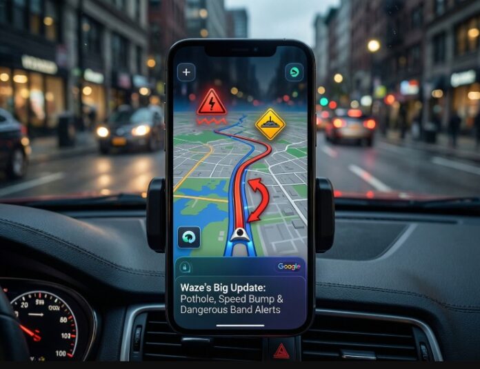 Το μεγάλο update του Waze: Ειδοποιήσεις για λακκούβες, σαμαράκια και επικίνδυνες στροφές