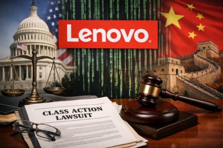 Αγωγή κατά Lenovo: κατηγορίες για μαζική μεταφορά δεδομένων στην Κίνα