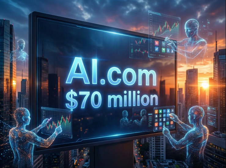 AI.com: Πώληση ρεκόρ domain για 70 εκατ. δολάρια για πράκτορες AI