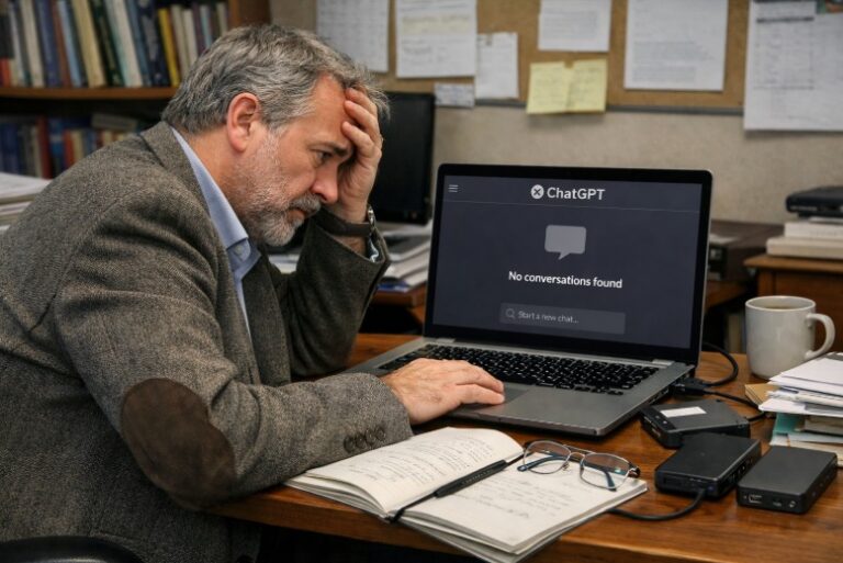 ChatGPT: Καθηγητής έχασε δύο χρόνια εργασίας με ένα κλικ — τι συνέβη και πως προστατεύετε τα δεδομένα σας