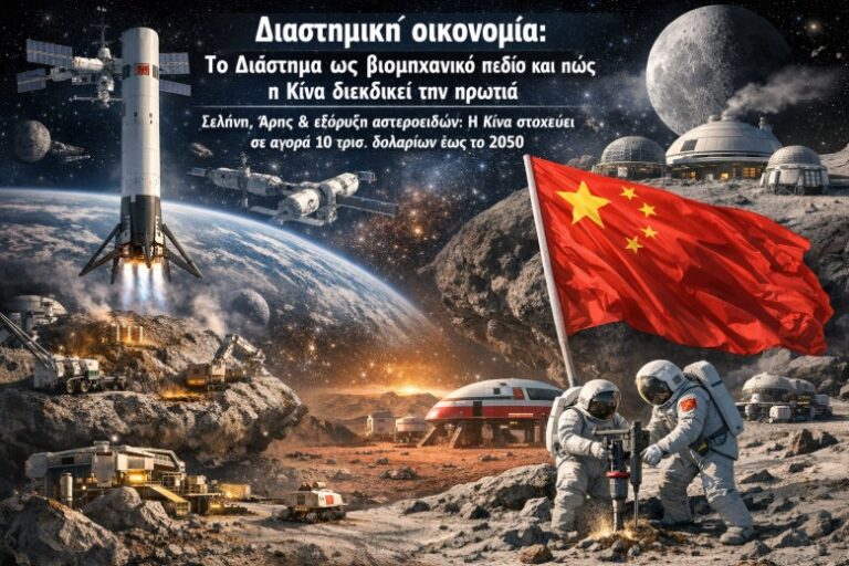 Διαστημική οικονομία: Το Διάστημα ως βιομηχανικό πεδίο και πώς η Κίνα διεκδικεί την πρωτιά