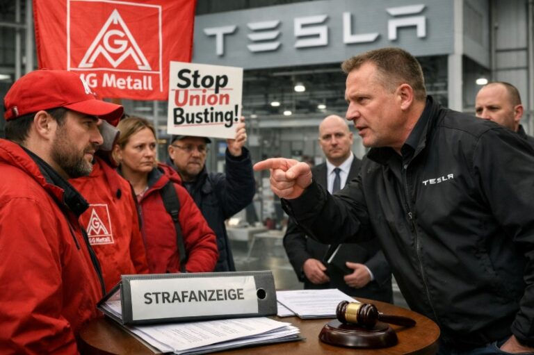 Εισαγγελική έρευνα κατά του διευθυντή της Tesla: η σύγκρουση με την IG Metall