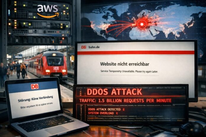 Η AWS αδυνατεί να αποκρούσει μαζική επίθεση DDoS στους γερμανικούς σιδηροδρόμους