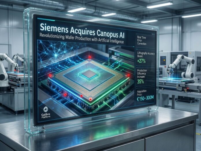 Η Siemens εξαγόρασε την Canopus AI: Επανάσταση στην παραγωγή Wafer με τεχνητή νοημοσύνη