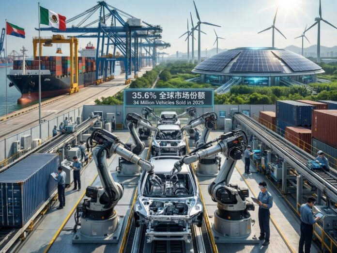 Κινεζική κυριαρχία: Το 35,6% των αυτοκινήτων παγκοσμίως προέρχεται πλέον από την Κίνα