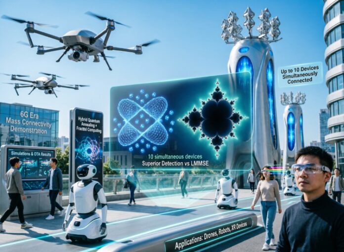 Μαζική συνδεσιμότητα 6G: υβριδική κβαντική ανόπτηση σε σταθμό βάσης και ταυτόχρονη σύνδεση 10 συσκευών