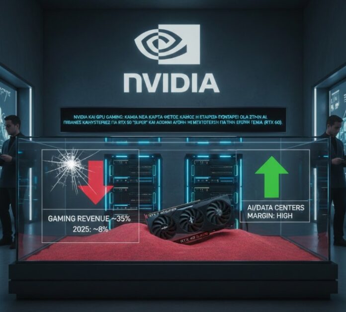 NVIDIA και GPU Gaming: Καμία νέα κάρτα φέτος καθώς η εταιρεία ποντάρει όλα στην AI
