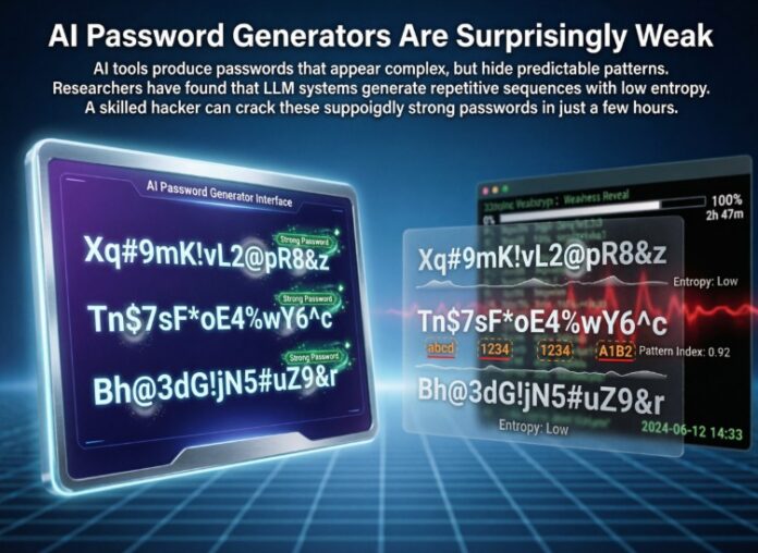 Οι γεννήτριες κωδικών πρόσβασης τεχνητής νοημοσύνης είναι εκπληκτικά αδύναμες