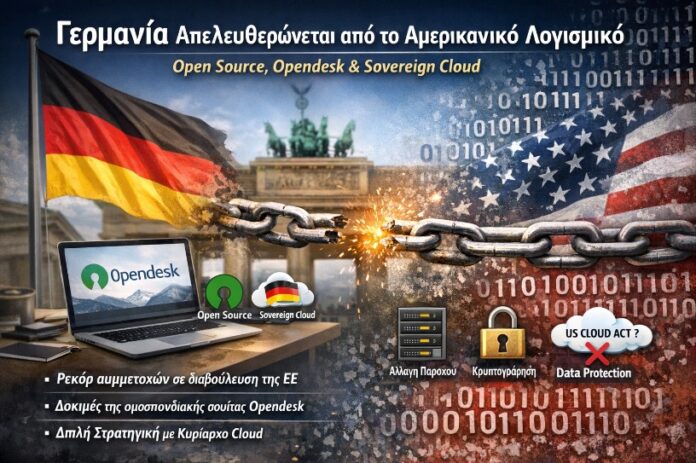 Πως η Γερμανία απελευθερώνεται από το αμερικανικό λογισμικό: Open Source, Opendesk και Sovereign Cloud