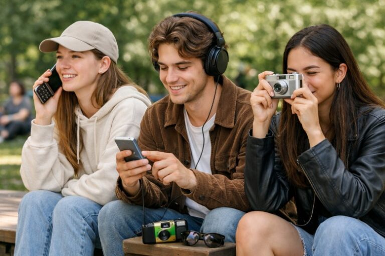 Ψηφιακή αποτοξίνωση: Γιατί οι νέοι επιστρέφουν στα κινητά με πορτάκι, τις κάμερες και τα MP3