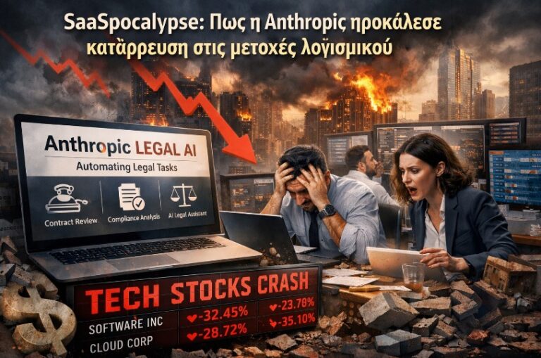 SaaSpocalypse: Πως η Anthropic προκάλεσε κατάρρευση στις μετοχές λογισμικού
