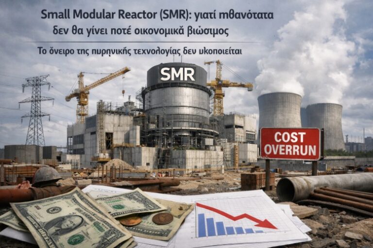 Small Modular Reactor (SMR): γιατί πιθανότατα δεν θα γίνει ποτέ οικονομικά βιώσιμος