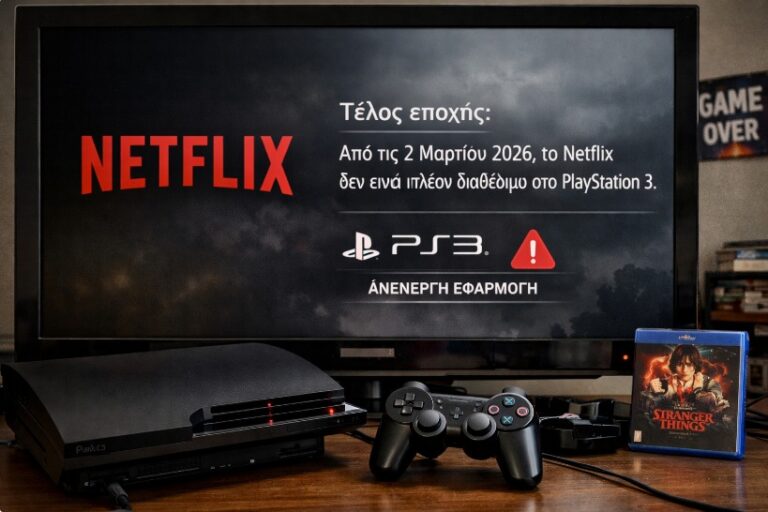 Τέλος εποχής: Το Netflix σταματά να λειτουργεί στο PlayStation 3
