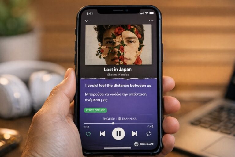 Το Spotify αναβαθμίζει τους στίχους: Offline λειτουργία, μεταφράσεις και νέο Design