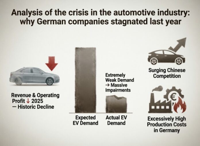 Ανάλυση για την κρίση στην γερμανική αυτοκινητοβιομηχανία: γιατί έμεινε στάσιμη πέρυσι
