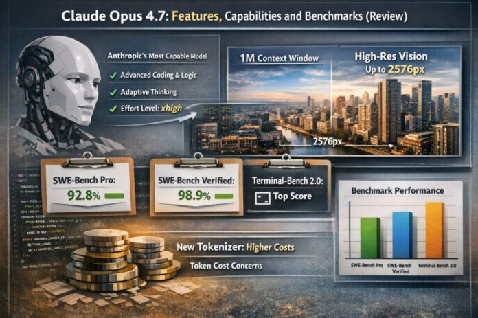 Claude Opus 4.7: χαρακτηριστικά, δυνατότητες και benchmarks (αξιολόγηση)