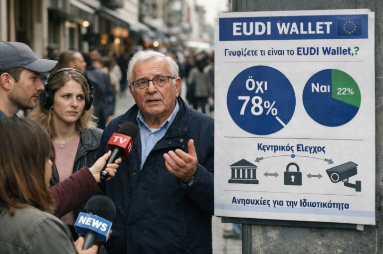 EUDI Wallet: η πλειονότητα του πληθυσμού δεν το γνωρίζει
