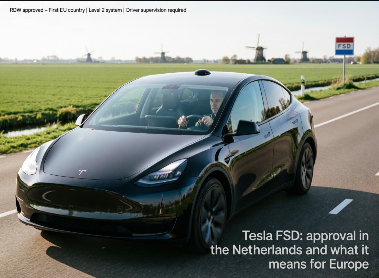 FSD της Tesla: η έγκριση στην Ολλανδία και τι σημαίνει για την Ευρώπη