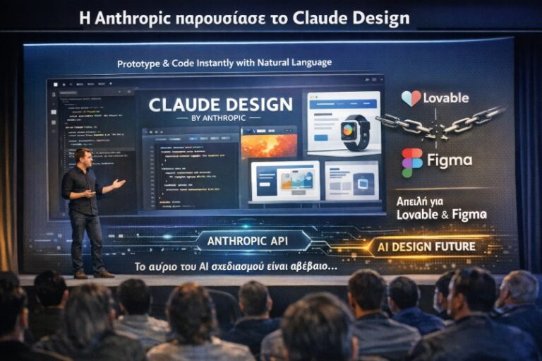 Η Anthropic παρουσίασε το Claude Design διαλύοντας τον ανταγωνισμό