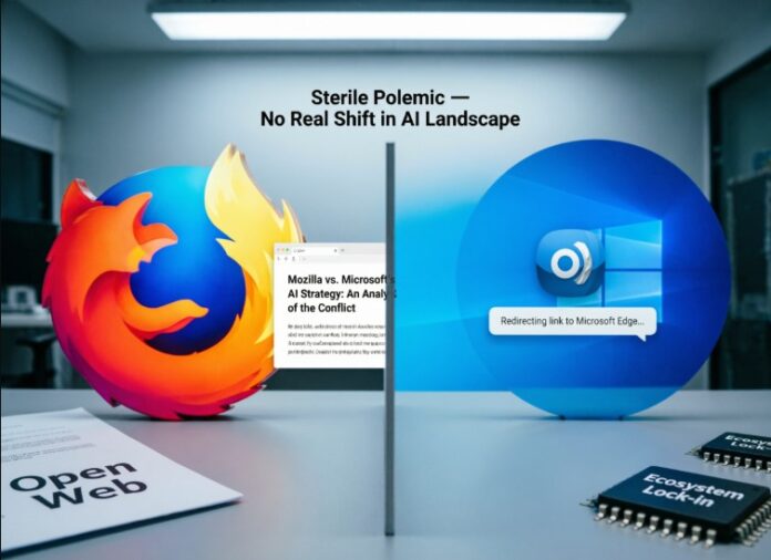 Η Mozilla ενάντια στη στρατηγική AI της Microsoft: Μια ανάλυση της σύγκρουσης