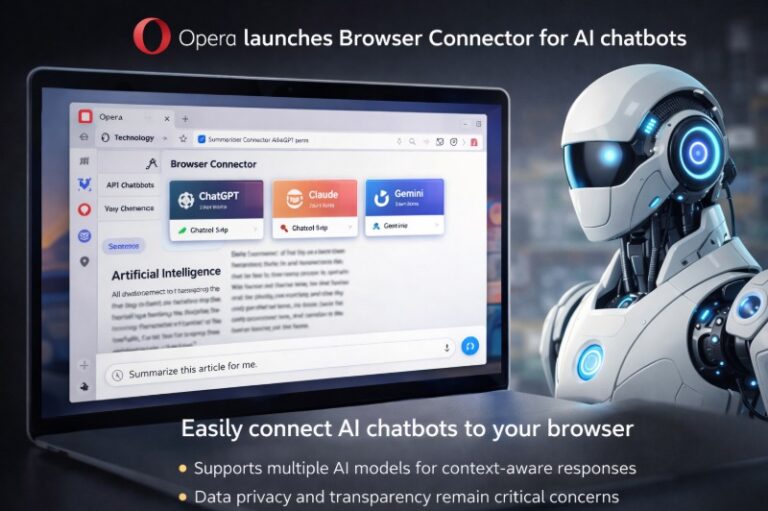 Η Opera λανσάρει το Browser Connector για ενσωμάτωση chatbot AI στους περιηγητές