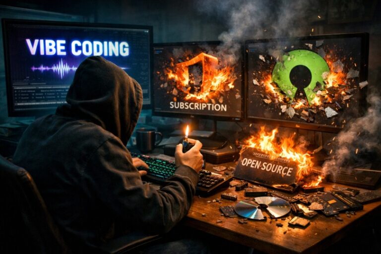 Το vibe coding καταστρέφει το συνδρομητικό λογισμικό, αλλά και το ανοικτού κώδικα
