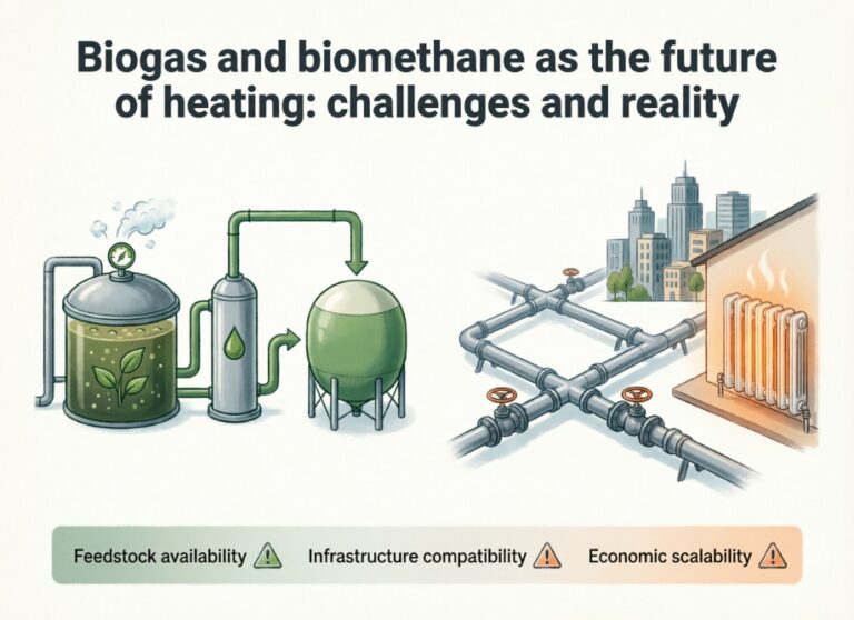 Βιοαέριο και βιομεθάνιο ως το μέλλον της θέρμανσης: προκλήσεις και πραγματικότητα